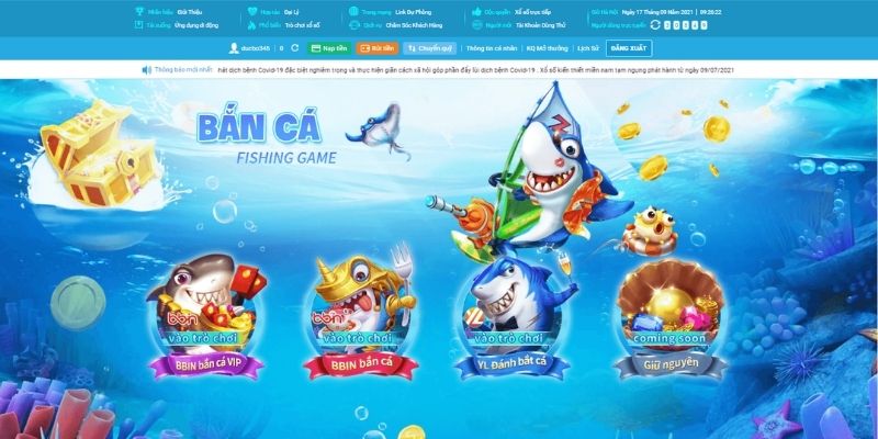 Trò chơi bắn cá online trên web jun88 không thể bỏ lỡ 5 4 10